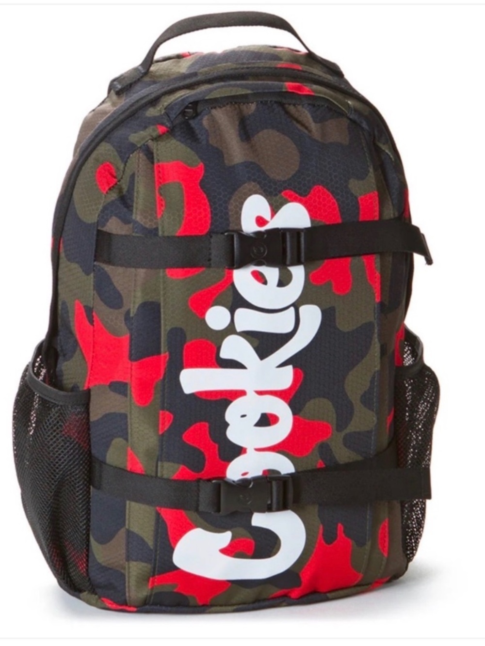 Cookies Non-Standard Ripstop Smell Proof Backpack - Red Camoflage